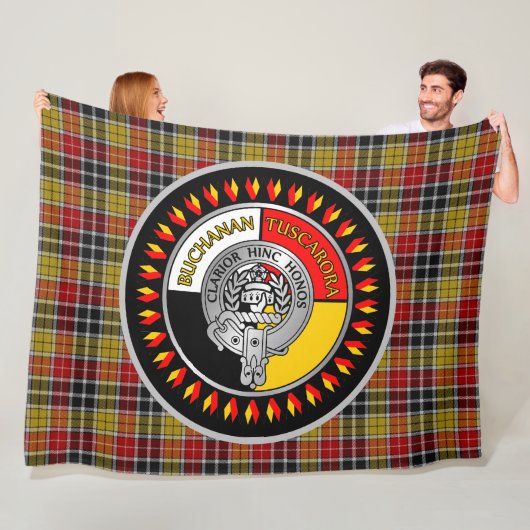 Buchanan - Wappen Tuscarora Fleecedecke (Beispiel)