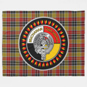 Buchanan - Wappen Tuscarora Fleecedecke (Vorderseite (Horizontal))