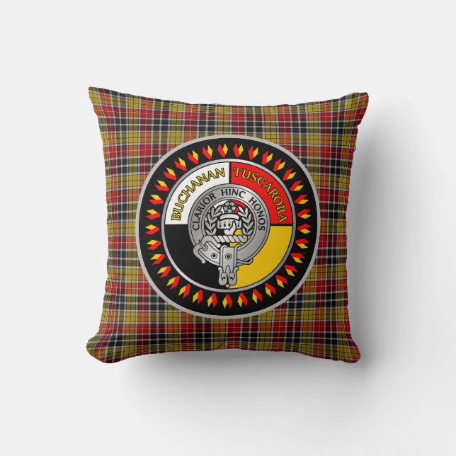 Buchanan - Wappen Tuscarora Kissen (Vorderseite)