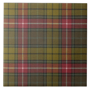 Buchanan Weathered Original Scottish Clan Tartan Fliese