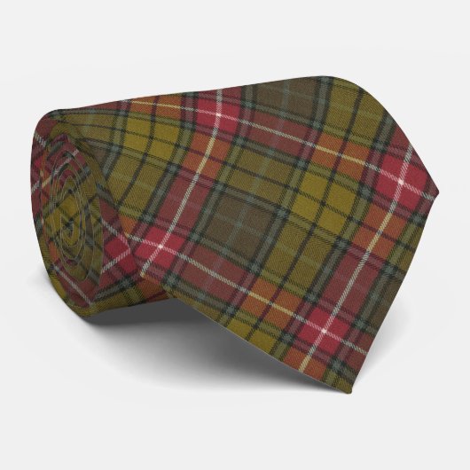 Buchanan Weathered Original Scottish Tartan Krawatte (Gerollt)