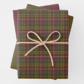 Buchanan Weathered Scottish Tartan Geschenkpapier Set (Beispiel)