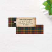 Buchanan Weathered Tartan Wedding Vielen Dank (Schreibtisch)
