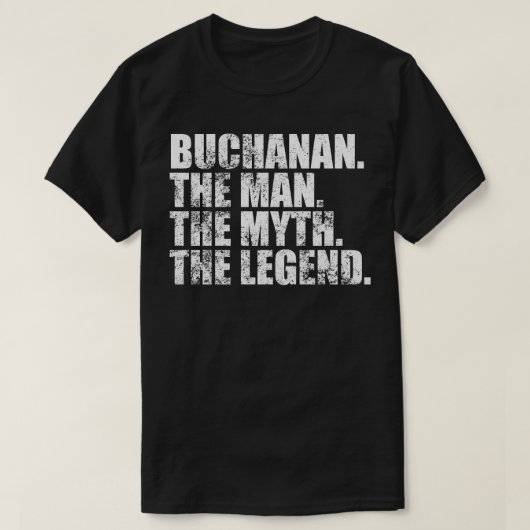BuchananBuchanan Familienname Buchanan Nachname Bu T-Shirt (Design vorne)