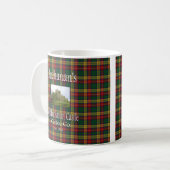 Buchanans alter Buchanan-Schloss-Kaffee Co. Kaffeetasse (Vorderseite Links)