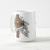 Buchanantartan-Kreuz Kaffeetasse (Vorderseite Links)