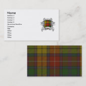 Buchanantartan-Schild Visitenkarte (Vorne/Hinten)