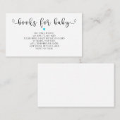 Buchanforderung | Einladung zur Babydusche (Vorne/Hinten)