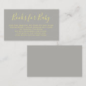 Buchanforderung | Einladung zur Babydusche (Vorne/Hinten)