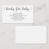 Buchanforderung | Einladung zur Babydusche (Vorne/Hinten)