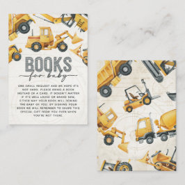 Buchanforderung für die Babykartenverpackung Begleitkarte