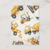 Buchanforderung für die Babykartenverpackung Begleitkarte (Rückseite)