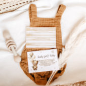 Buchanfrage Bear Beige Light Brown Simple Boho Begleitkarte