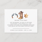 Buchanfrage | Cowboy Country Western Begleitkarte (Vorderseite)