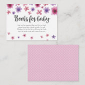 Buchanfrage | Einladungskarte für Babydusche (Vorne/Hinten)