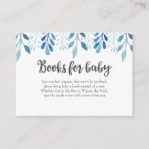 Buchanfrage | Einladungskarte für Babydusche