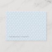 Buchanfrage | Einladungskarte für Babydusche (Rückseite)