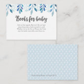 Buchanfrage | Einladungskarte für Babydusche (Vorne/Hinten)
