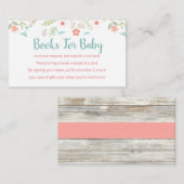 Buchanfrage | Einladungskarte für Babydusche (Vorne/Hinten)