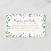 Buchanfrage Eucalyptus Baby Duschecke Begleitkarte (Vorderseite)