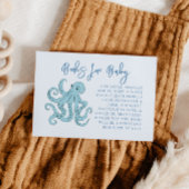 Buchanfrage für Blaue Tintenfische Begleitkarte