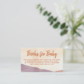 Buchanfrage für Boho Abstrakt Wüste und Sonnensche Begleitkarte (Stehend Vorderseite)