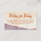 Buchanfrage für Boho Abstrakt Wüste und Sonnensche Begleitkarte (Vorderseite)