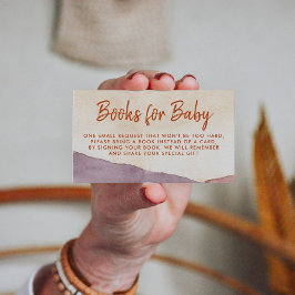 Buchanfrage für Boho Abstrakt Wüste und Sonnensche Begleitkarte