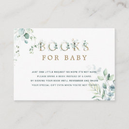 Buchanfrage für botanische Goldbriefe für Eukalypt Begleitkarte