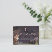 Buchanfrage für das bezauberte Forest Fairy Baby S Begleitkarte (Stehend Vorderseite)