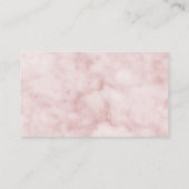 Buchanfrage für die Einladung eines rosa Babydusch (Rückseite)