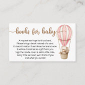 Buchanfrage für die Einladung von Babyduschen (Vorderseite)