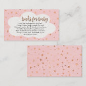 Buchanfrage für die Einladung von Girl's Baby Show (Vorne/Hinten)