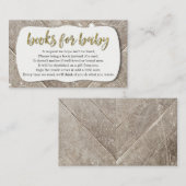 Buchanfrage für eine Einladung zur Kinderdusche - (Vorne/Hinten)