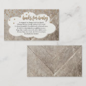 Buchanfrage für eine Einladung zur Kinderdusche - (Vorne/Hinten)