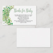 Buchanfrage für Eukalyptus blättrige Pflanzen Begleitkarte (Vorne/Hinten)