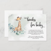 Buchanfrage für grüne Eukalyptuskranke Begleitkarte (Vorne/Hinten)