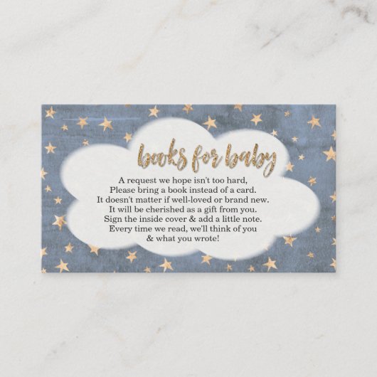 Buchanfrage für Kinderdusche Begleitkarte (Vorderseite)