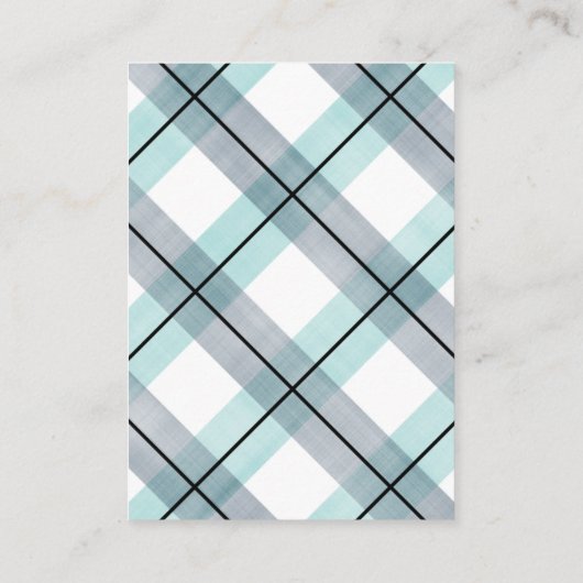 Buchanfrage für kleine Schnurrbart Begleitkarte (Rückseite)