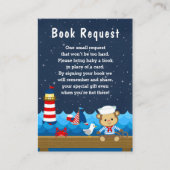 Buchanfrage für Nautical Boys, Affen, Rot und Mari Begleitkarte (Vorderseite)