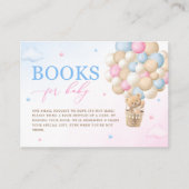 Buchanfrage für Rosa und Blaues Geschlecht Begleitkarte (Vorderseite)