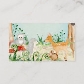 Buchanfrage für Wildhühner Visitenkarte (Rückseite)