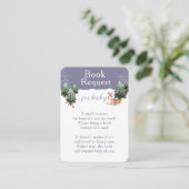 Buchanfrage für Winterschneeglobe Begleitkarte (Stehend Vorderseite)