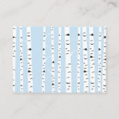 Buchanfrage für Winterwaldtiere Begleitkarte (Rückseite)