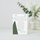 Buchanfrage | Lass der Adventure Begin Baby Shower Begleitkarte (Stehend Vorderseite)