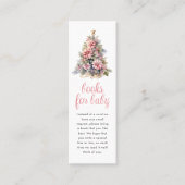 Buchanfrage | Lesezeichen Babyduschkarte Mini Visitenkarte (Vorderseite)