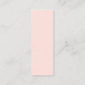 Buchanfrage | Lesezeichen Babyduschkarte Mini Visitenkarte (Rückseite)