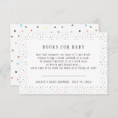 Buchanfrage | Matching Baby Shower Enclosure Card Begleitkarte (Vorne/Hinten)