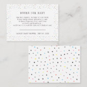 Buchanfrage | Matching Baby Shower Enclosure Card Visitenkarte (Vorne/Hinten)