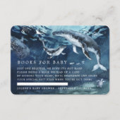Buchanfrage | Unter der Sea Ocean Baby Shower Begleitkarte (Vorderseite)